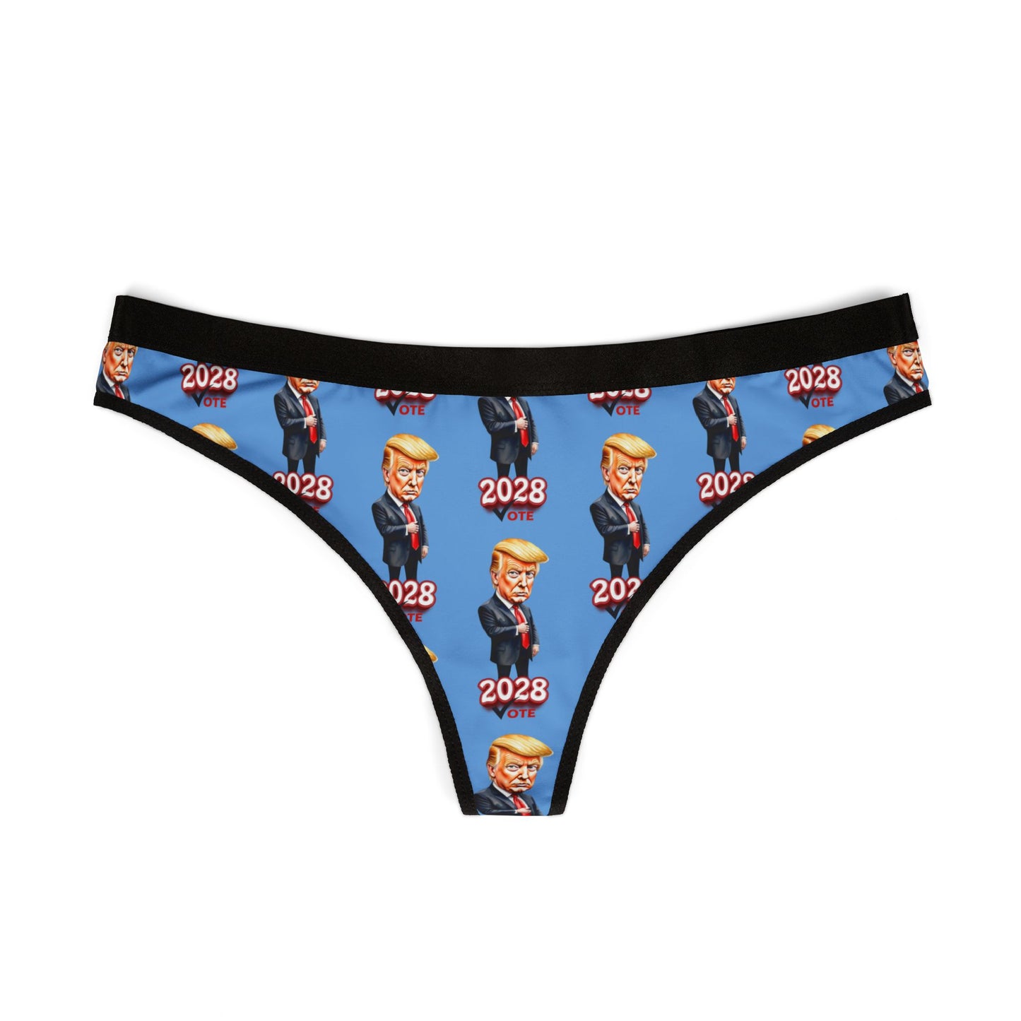 2028 Vote Women's Thongs - Playful Political Underwear for Election Enthusiasts