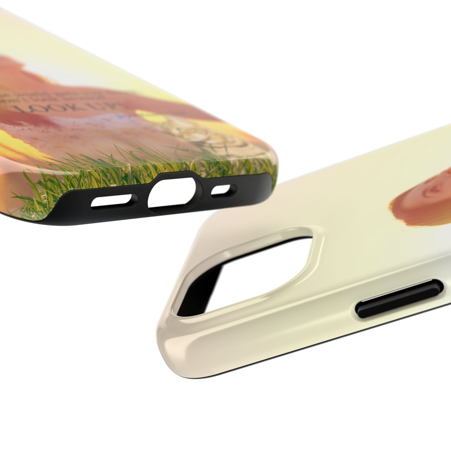 Don't Look Around - Look Up Tough Phone Cases