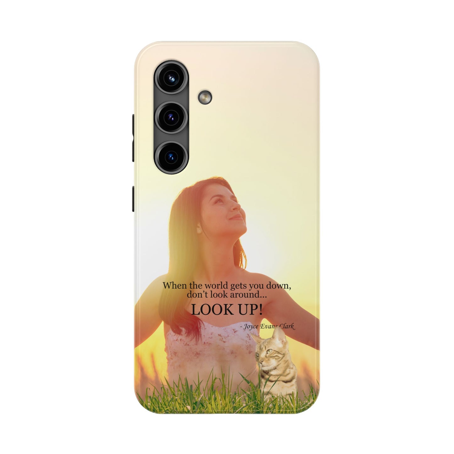 Don't Look Around - Look Up Tough Phone Cases