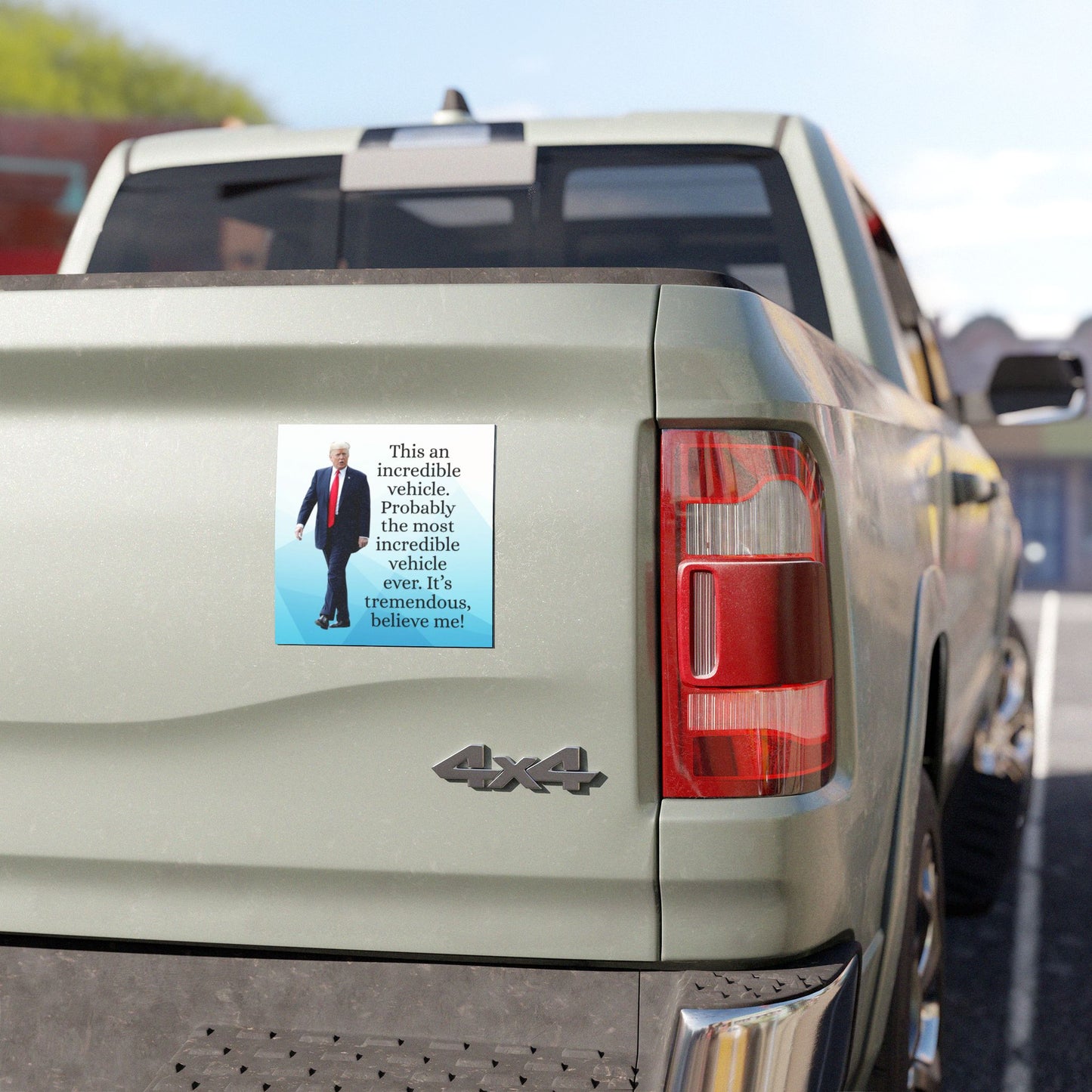Humorous Car Magnets - "Incredible Vehicle" Design - Perfect for Gift Giving