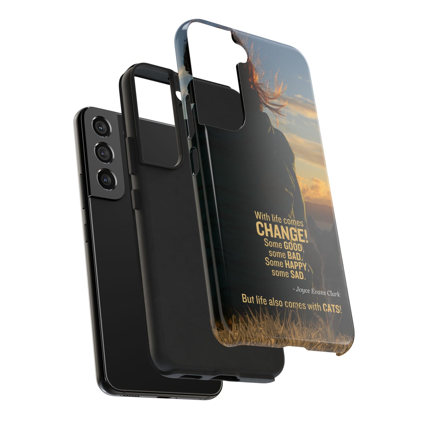 Life Comes with Cats Tough Phone Cases