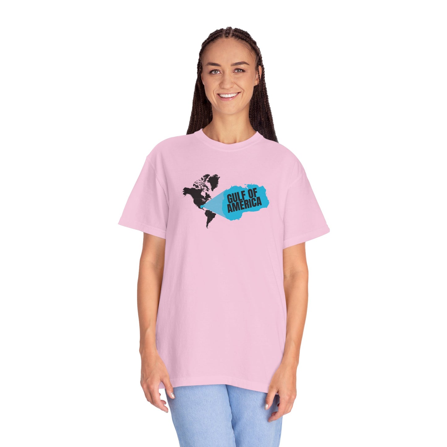 Gulf of America Map Unisex Garment-Dyed T-Shirt