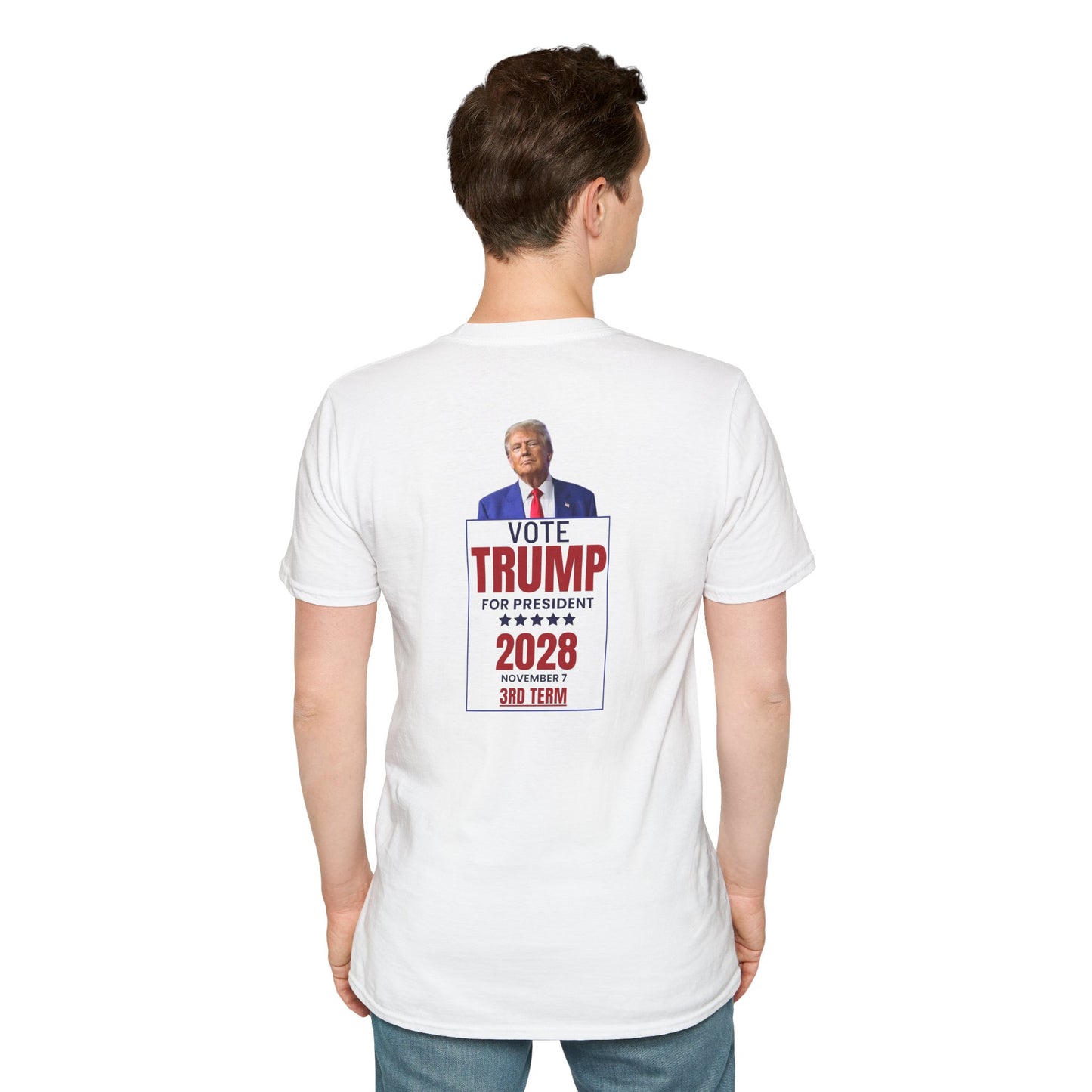 Trump 2028 Unisex Softstyle T-Shirt - Trump for President