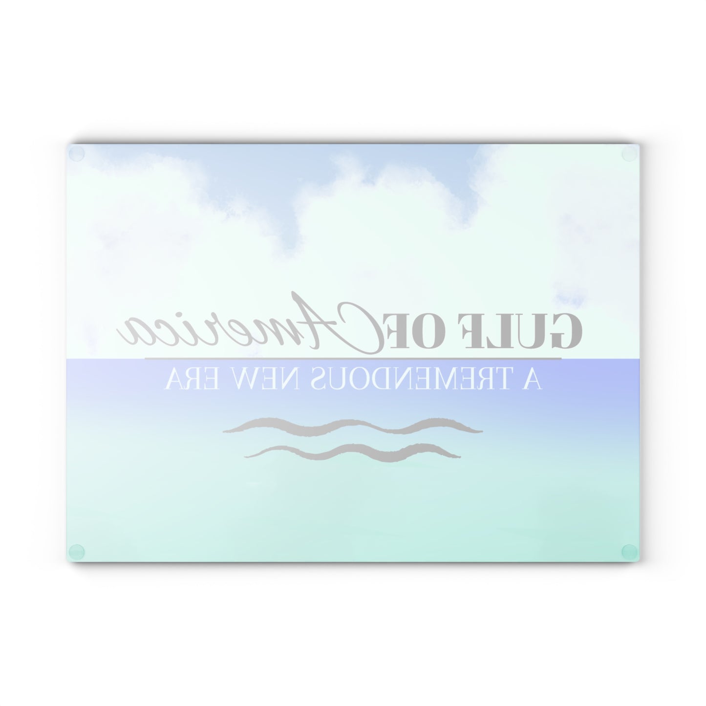 Gulf of America Tremendous New Age Glass Cutting Board