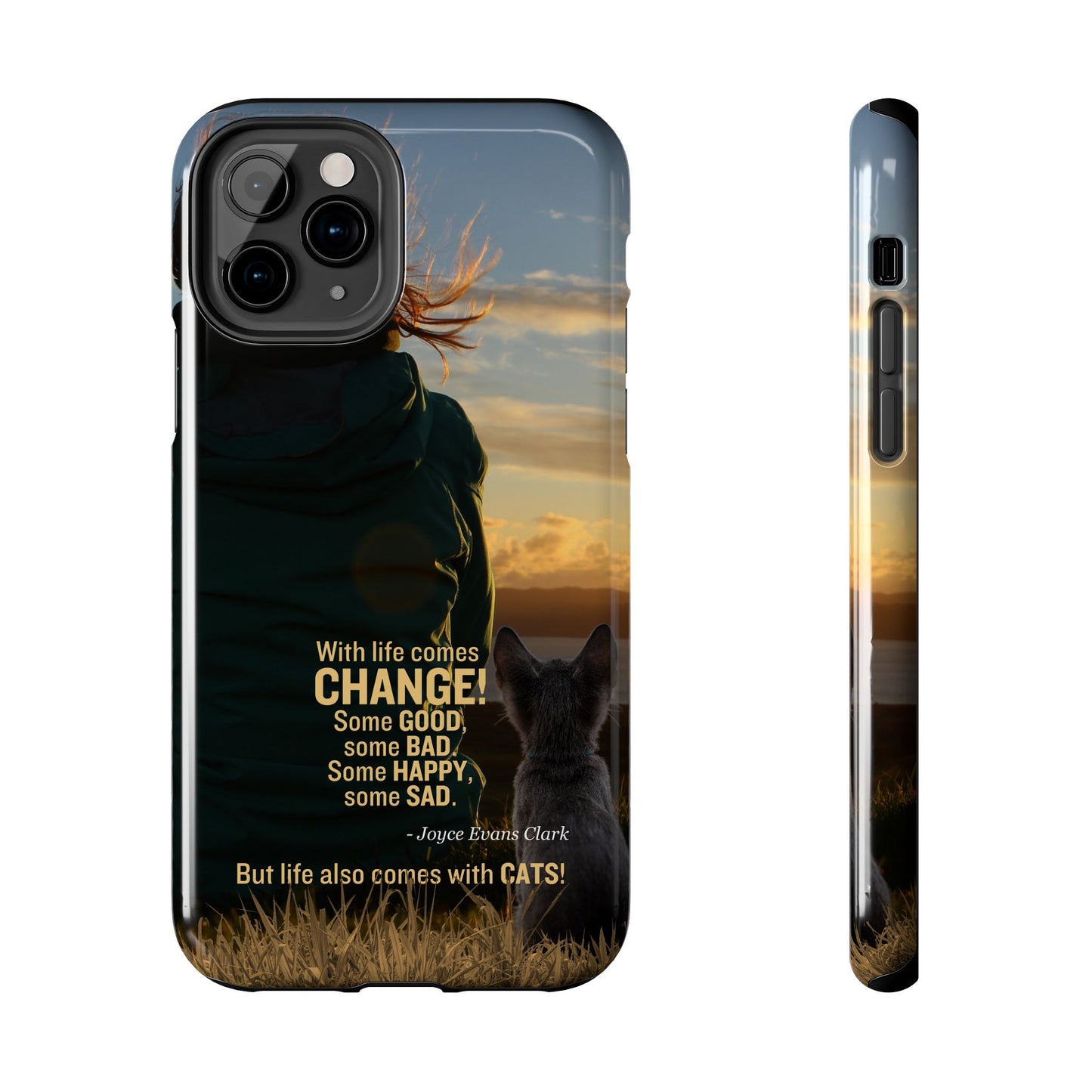 Life Comes with Cats Tough Phone Cases