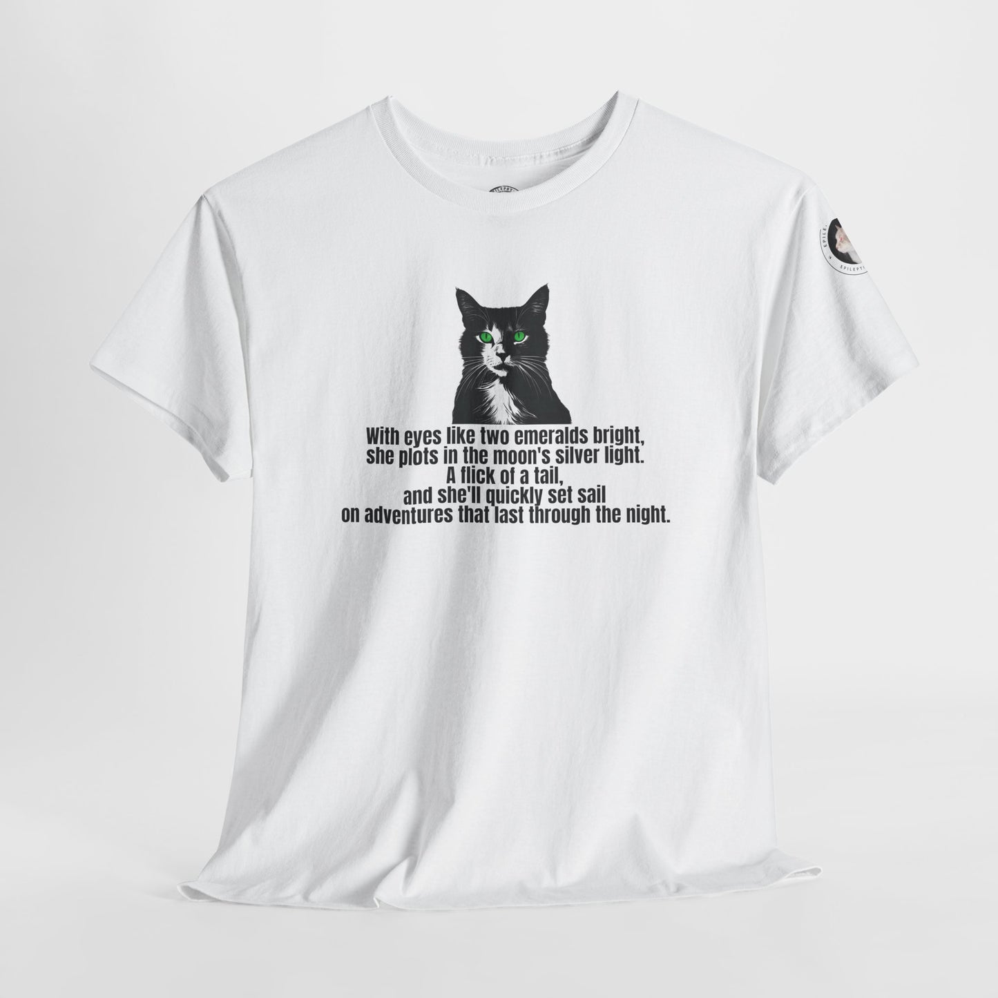 Emerald Eyed Mischief Unisex Heavy Cotton Tee