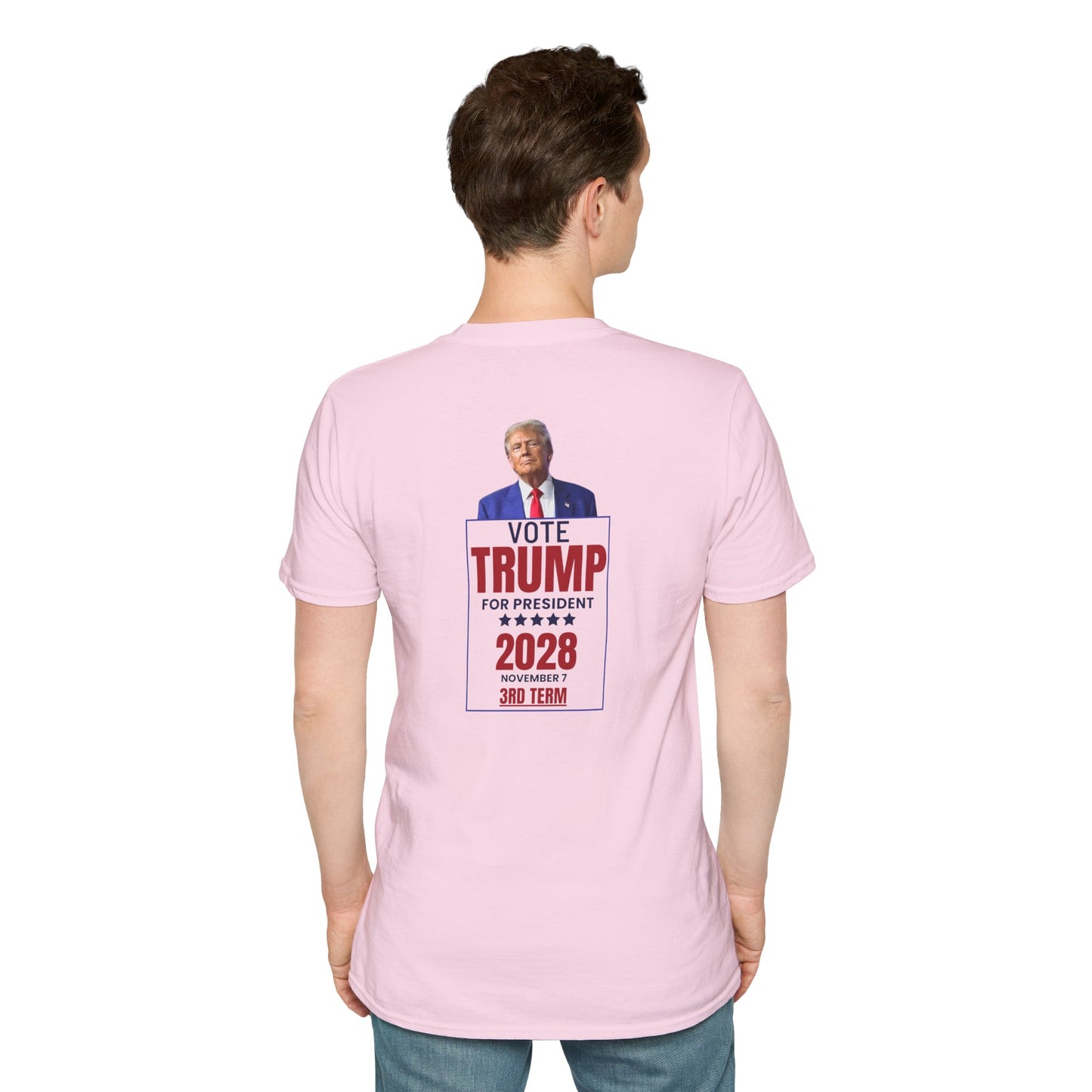 Trump 2028 Unisex Softstyle T-Shirt - Trump for President