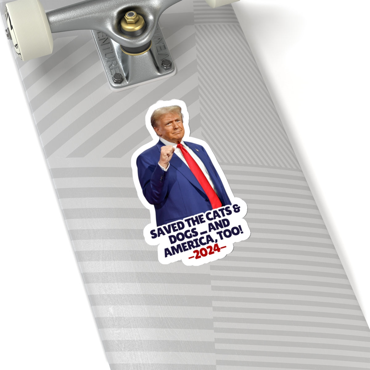 Trump Saved the Cats & Dogs Kiss-Cut Stickers