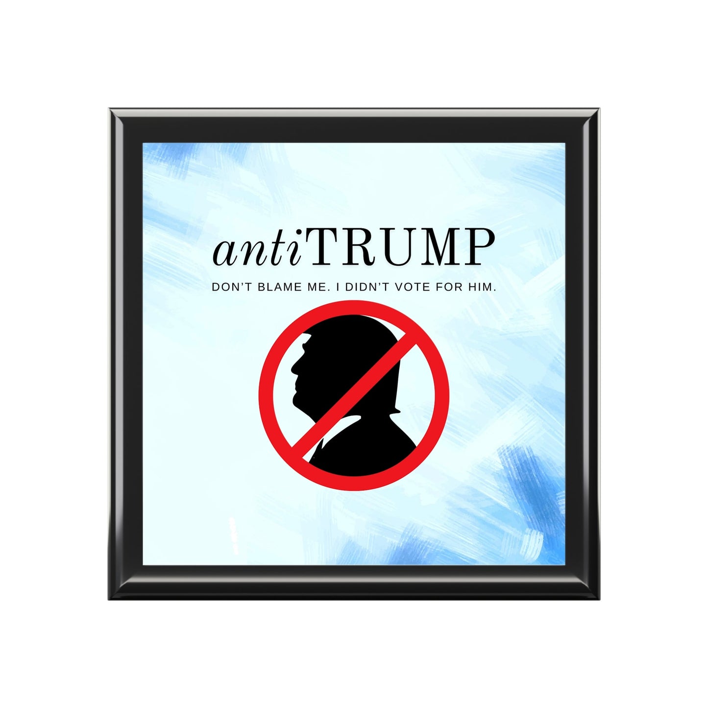 Anti-Trump Jewelry Box | Unique Gift for Activists & Political Advocates Printify