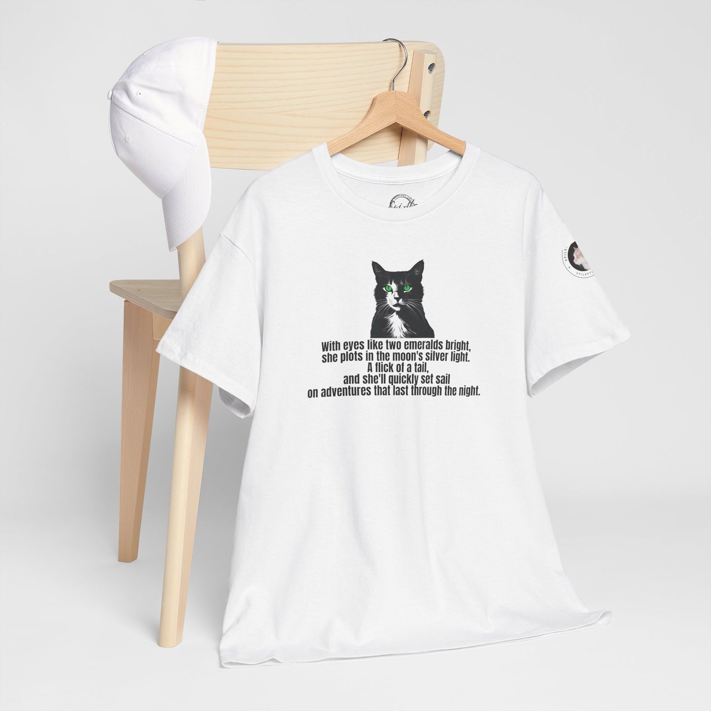 Emerald Eyed Mischief Unisex Heavy Cotton Tee