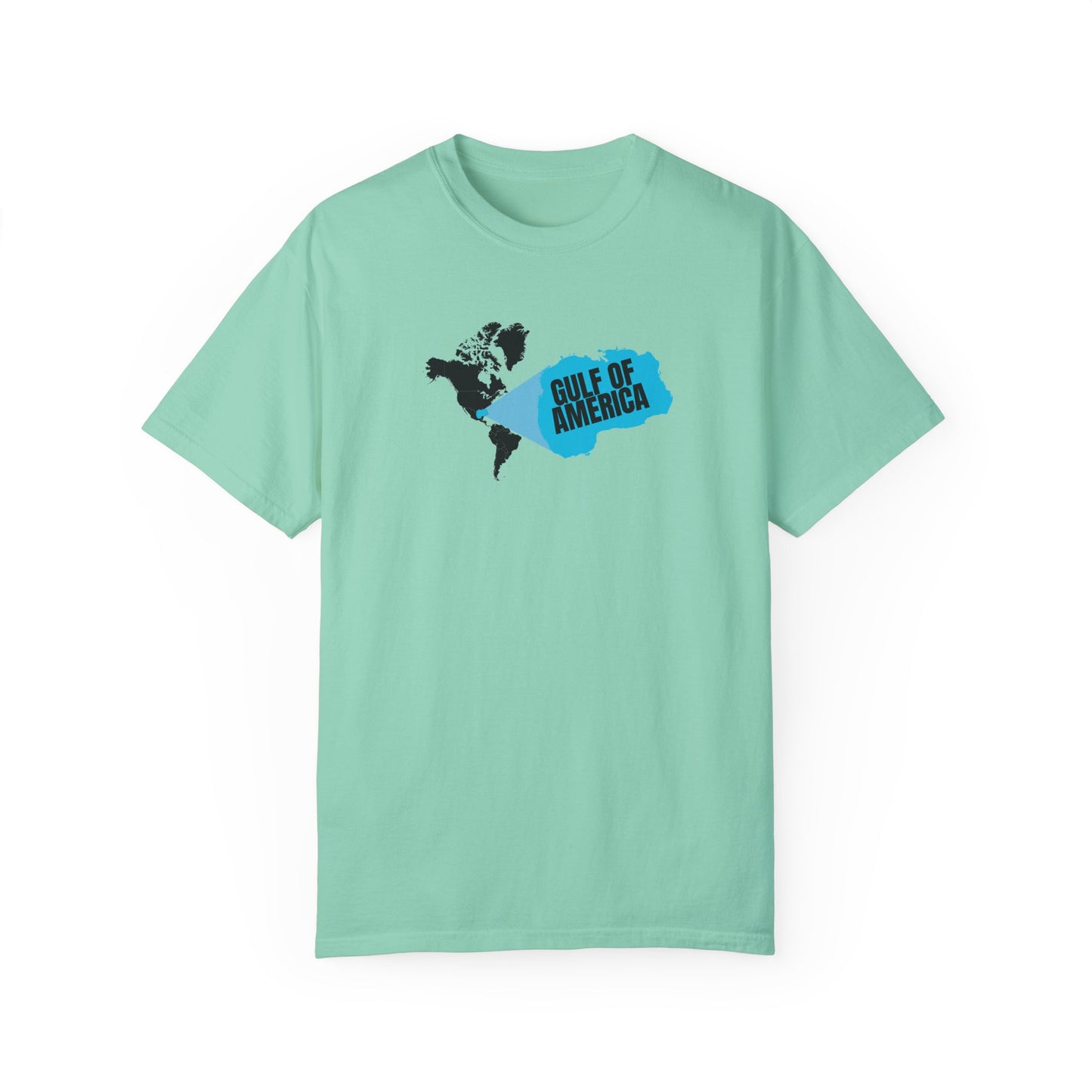 Gulf of America Map Unisex Garment-Dyed T-Shirt