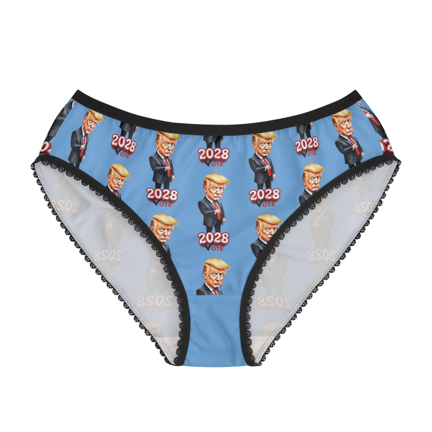 2028 Vote Women's Briefs - Fun Political Underwear with Cartoon Design