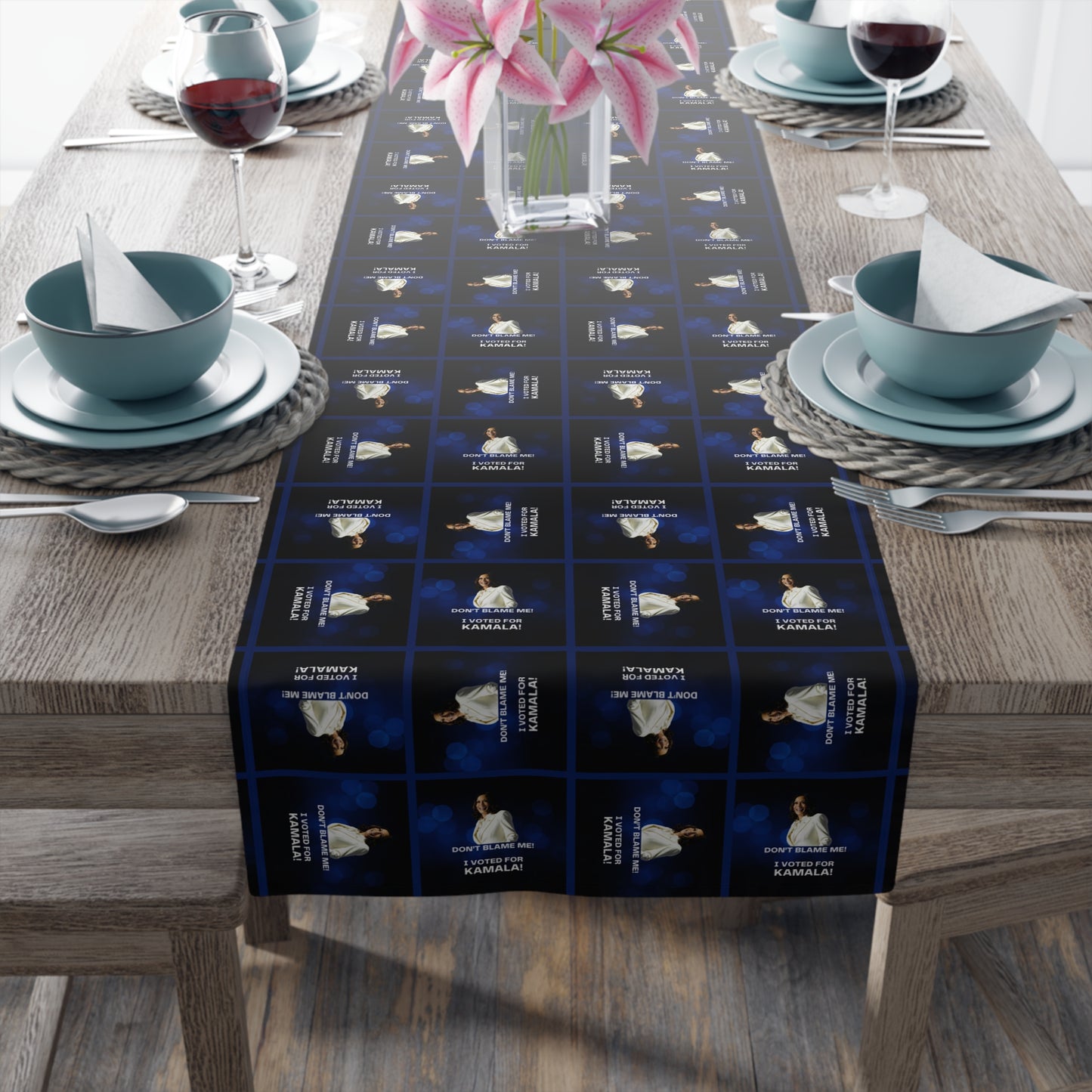 Don't Blame Me Voted for Kamala Table Runner