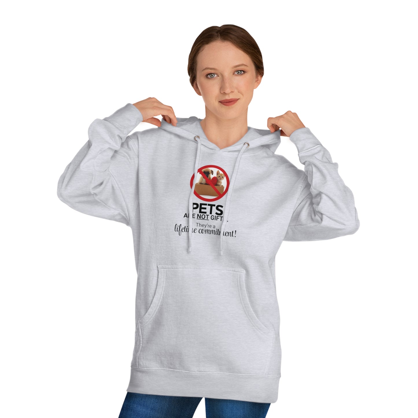Pets Are Not Gifts Unisex Hooded Sweatshirt