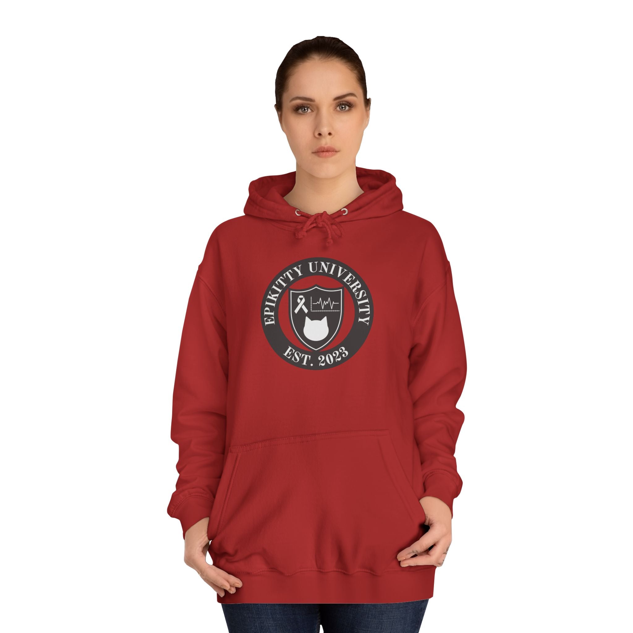 EpiKitty University Unisex College Hoodie - EpiAl's Shop