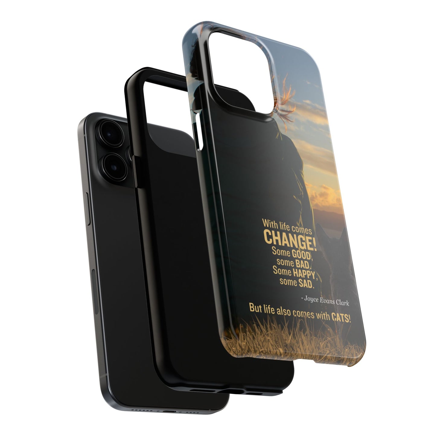 Life Comes with Cats Tough Phone Cases