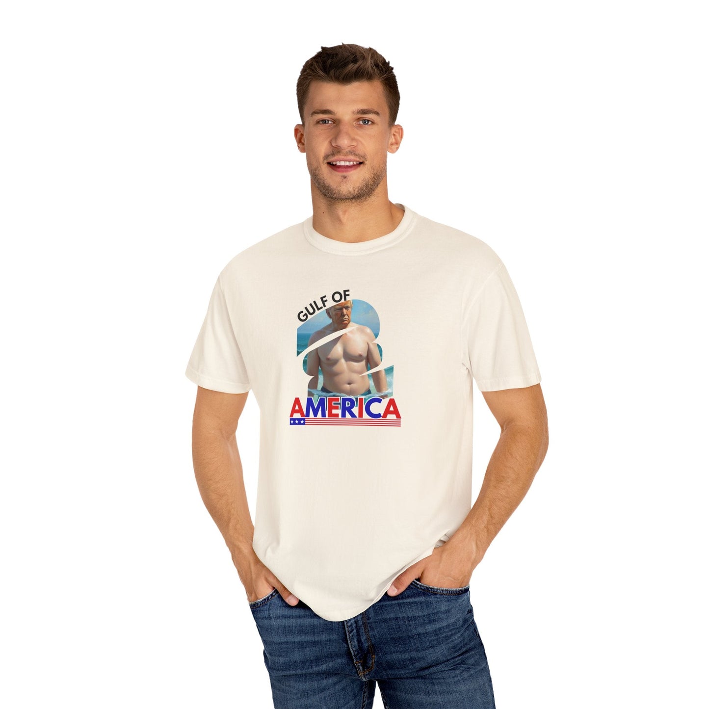 Gulf of America Graphic T-Shirt | Summer Vibes for Beach Lovers Printify