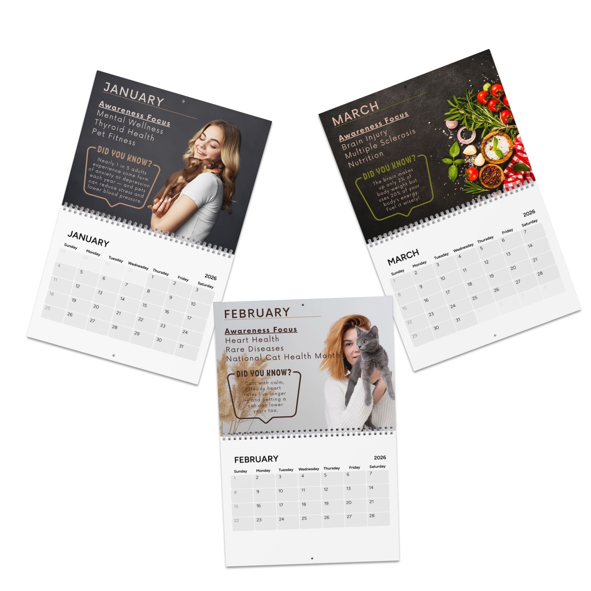 2026 Awareness Calendar: Monthly Inspirational Themes for Wellness & Growth