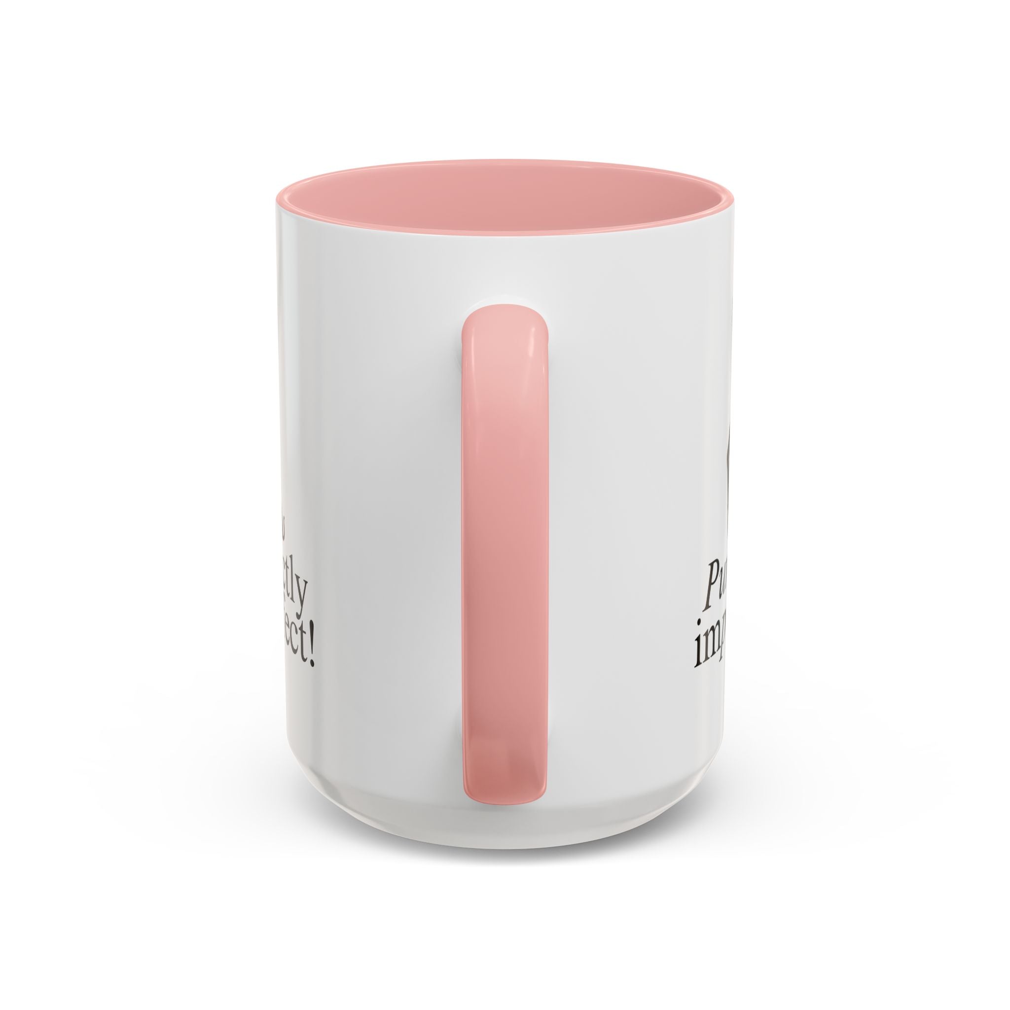 Photo depicting the Purrfectly Impurrfect Accent Coffee Mug (11, 15oz) from EpiAl's Shop.