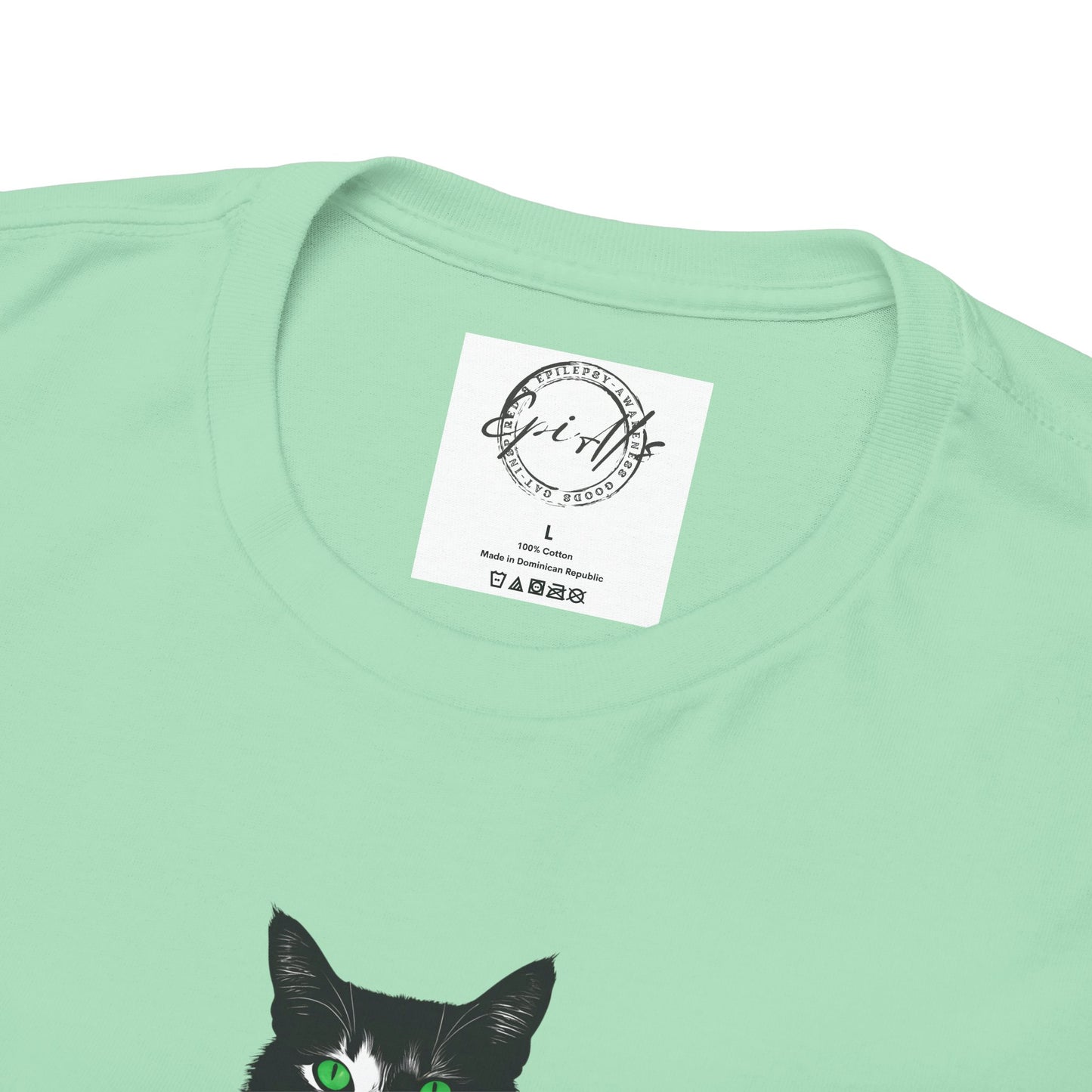 Emerald Eyed Mischief Unisex Heavy Cotton Tee