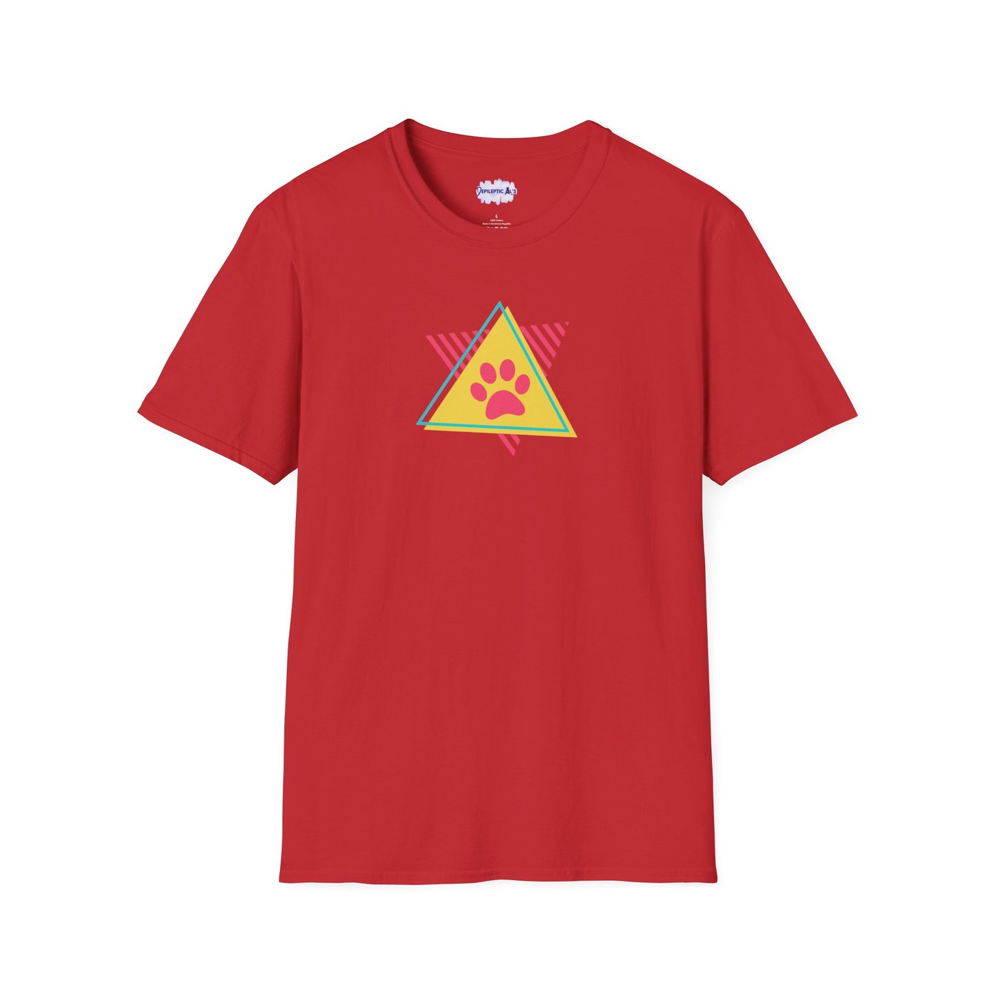 90s Paw Unisex Softstyle T - Shirt - T - Shirt - Epileptic Al’s Shop