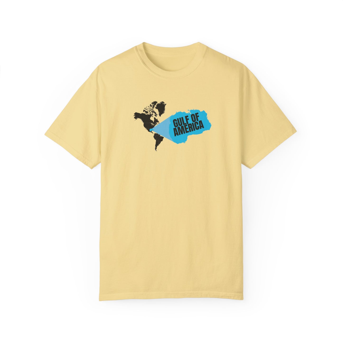 Gulf of America Map Unisex Garment-Dyed T-Shirt