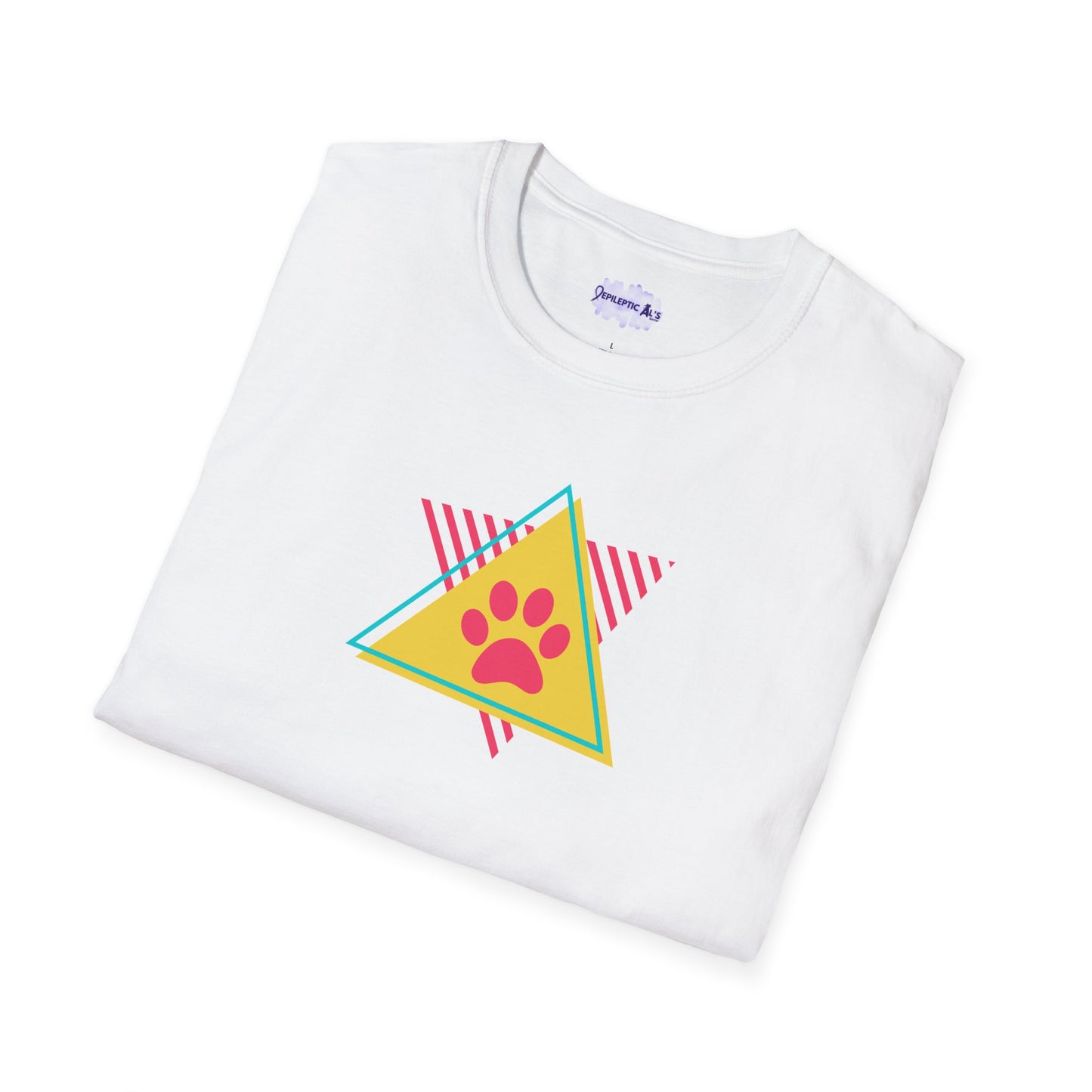 90s Paw Unisex Softstyle T - Shirt - T - Shirt - Epileptic Al’s Shop