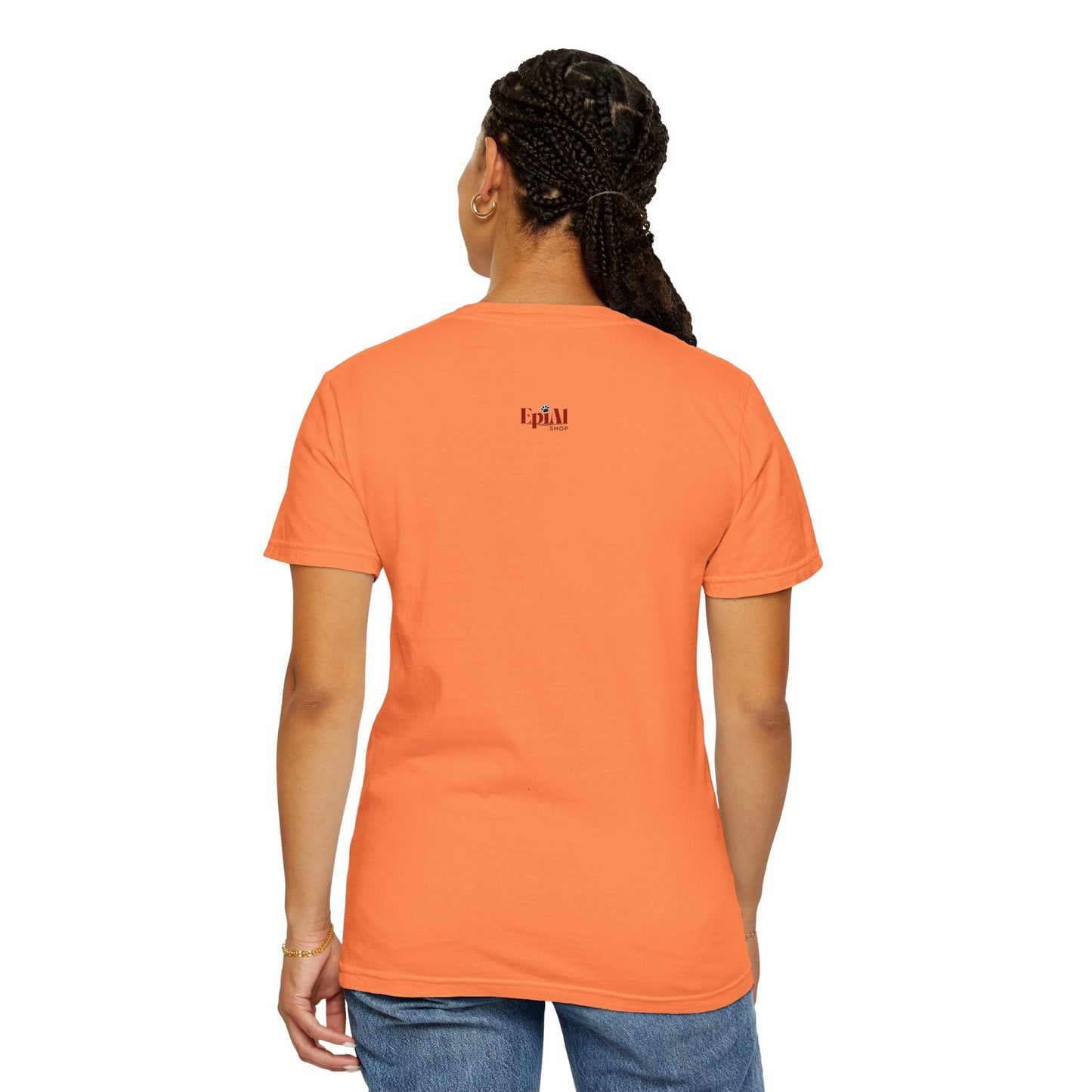 Orange Is Not My Color Unisex Garment-Dyed T-Shirt Printify