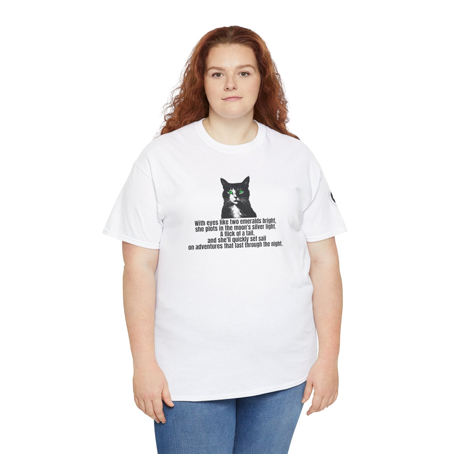 Emerald Eyed Mischief Unisex Heavy Cotton Tee