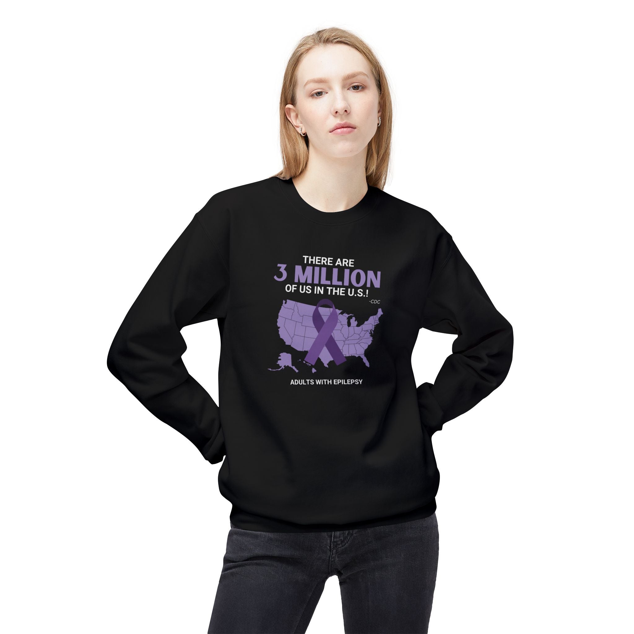 3 Million of Us Softstyle Fleece Crewneck Sweatshirt - EpiAl's Shop
