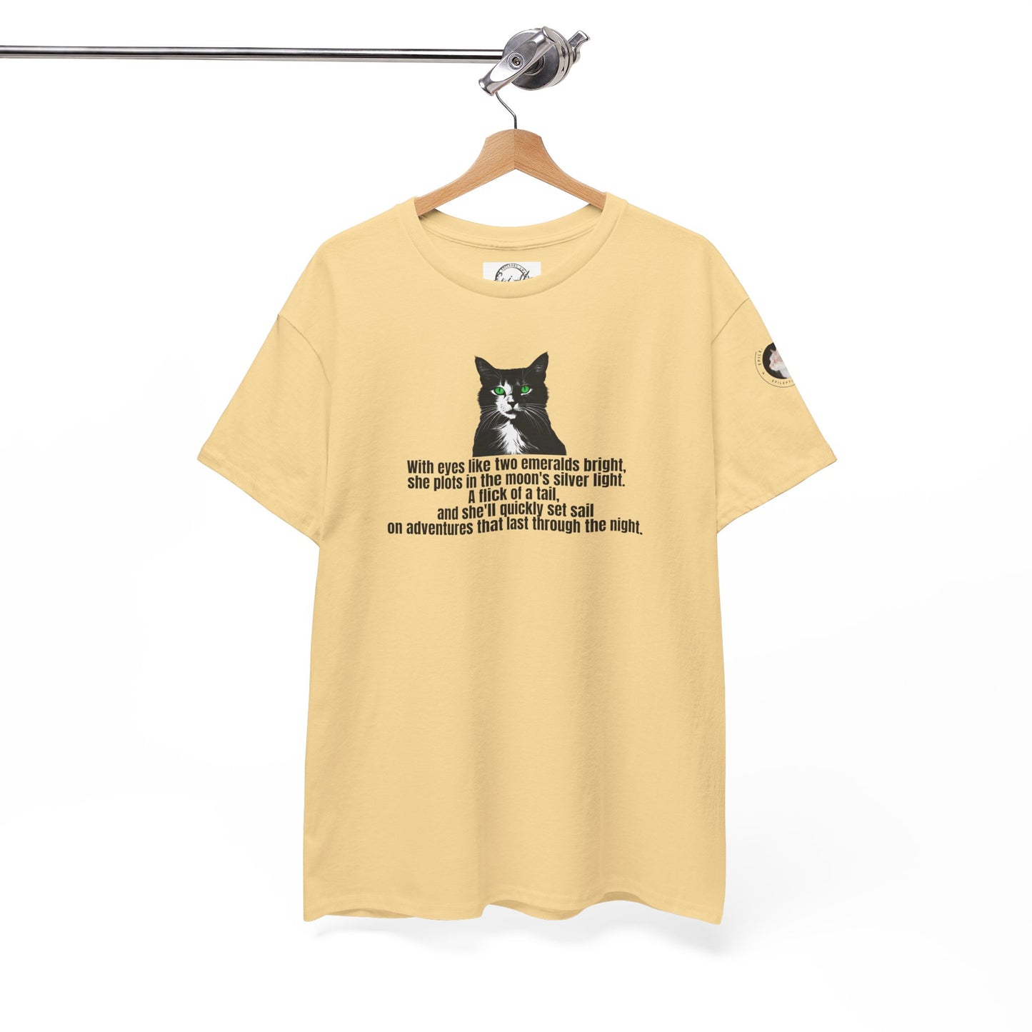 Emerald Eyed Mischief Unisex Heavy Cotton Tee