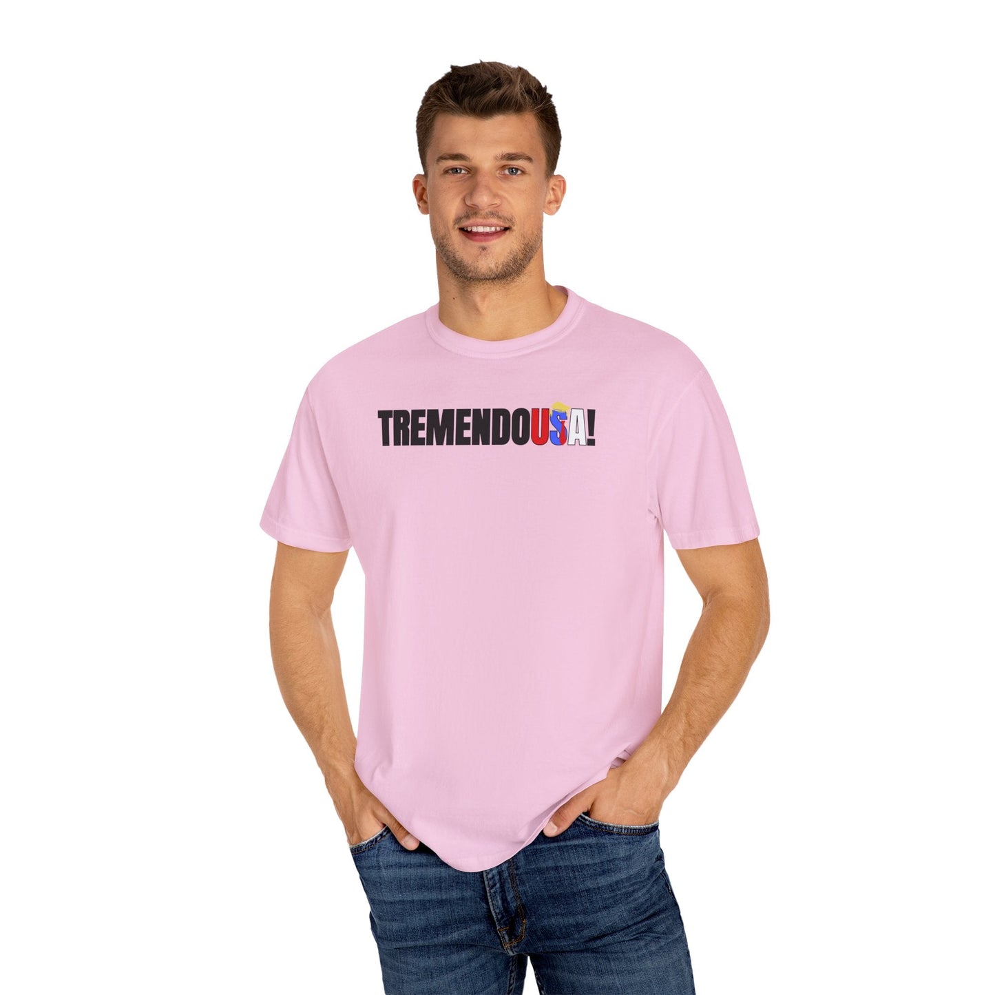 TremendoUSA Unisex Garment-Dyed T-Shirt - Casual Comfort for Everyday Wear Printify