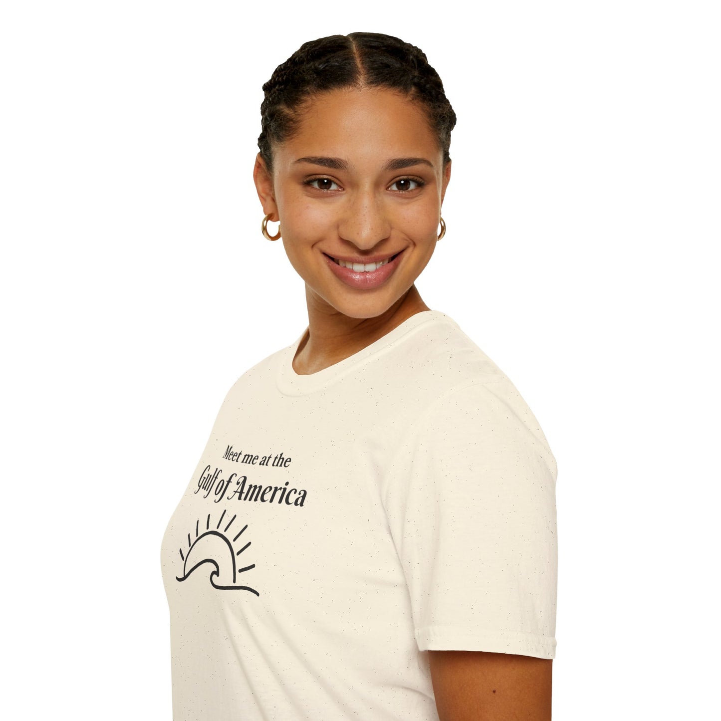 Meet Me at the Gulf of America Graphic T-Shirt - Perfect for Beach Lovers