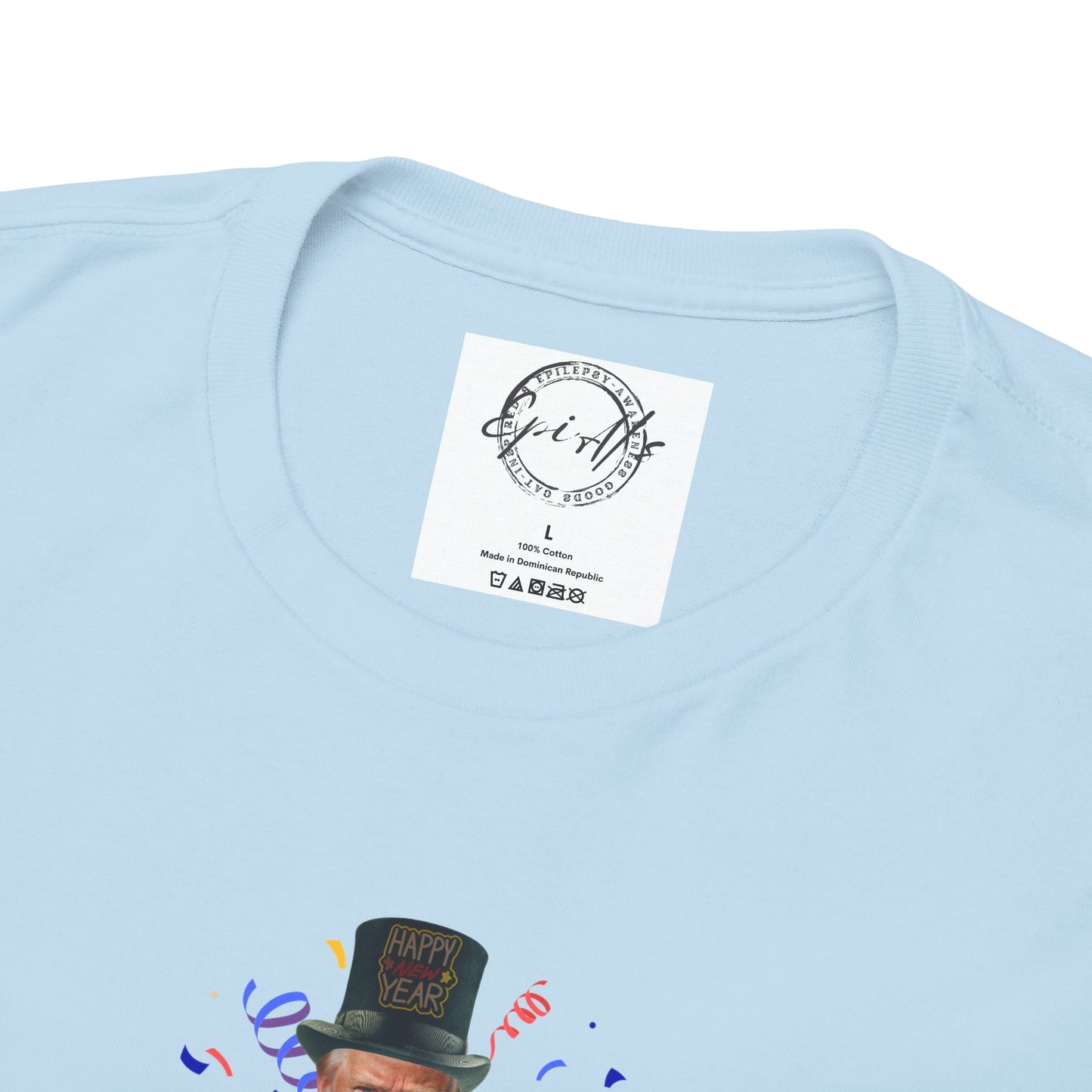 Trump Happy New Year 2025 Unisex Heavy Cotton Tee