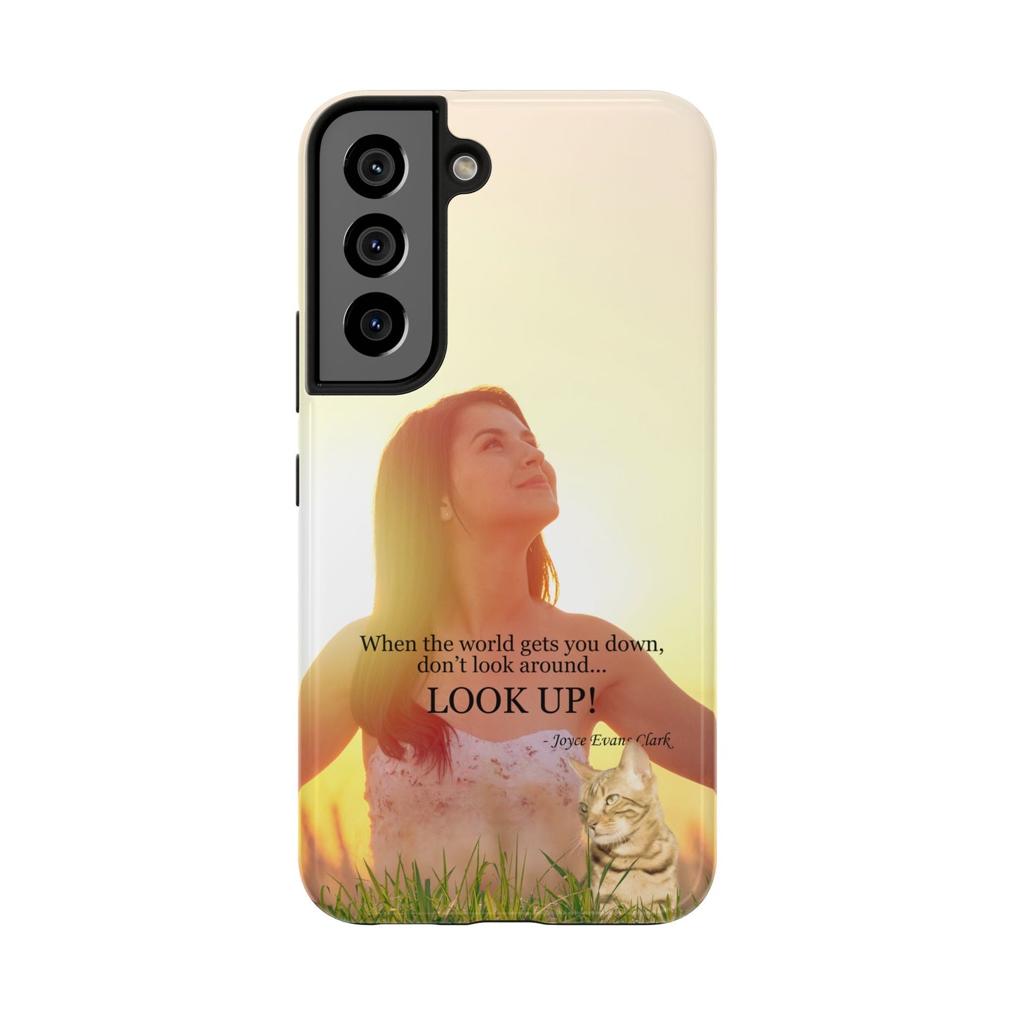 Don't Look Around - Look Up Tough Phone Cases