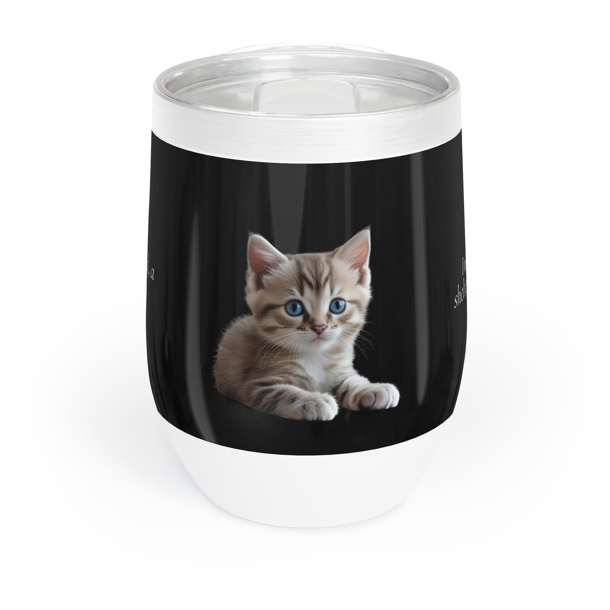 Photo depicting the A Little One is Born Chill Wine Tumbler from EpiAl's Shop.