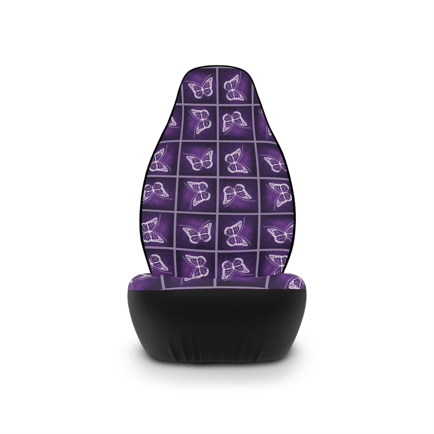Purple Butterfly Car Seat Covers Printify