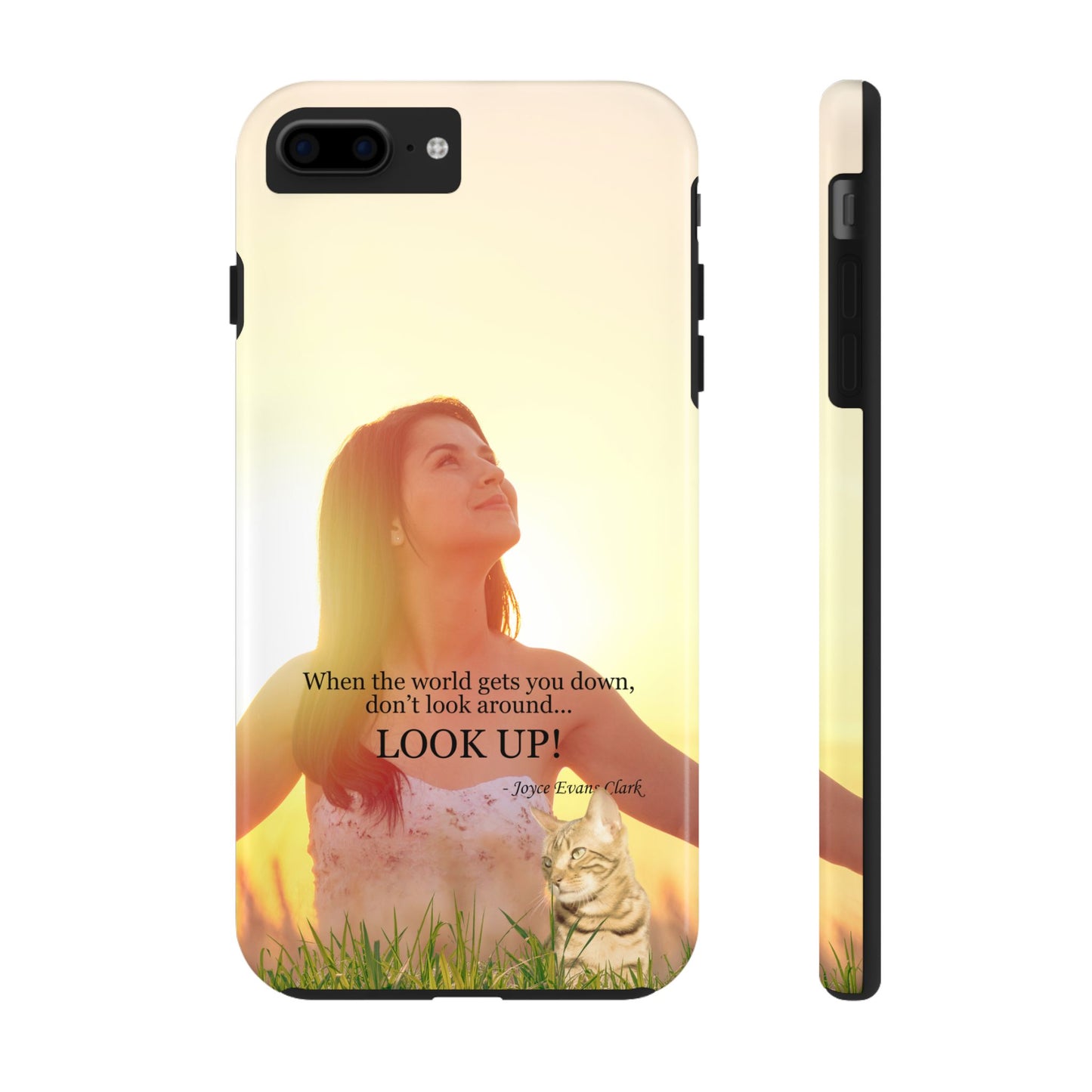 Don't Look Around - Look Up Tough Phone Cases