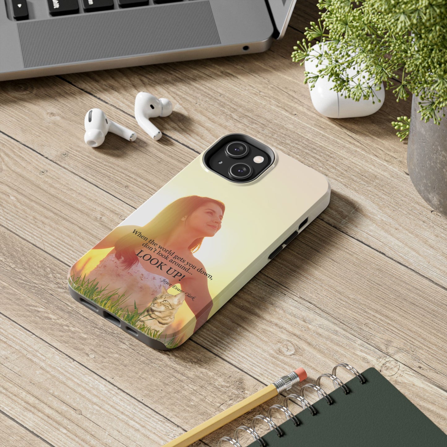 Don't Look Around - Look Up Tough Phone Cases