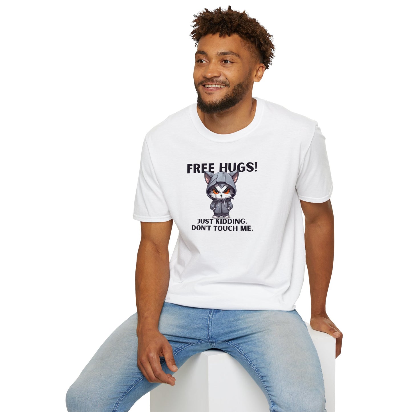 Cat Unisex Softstyle T - Shirt - T - Shirt - Epileptic Al’s Shop