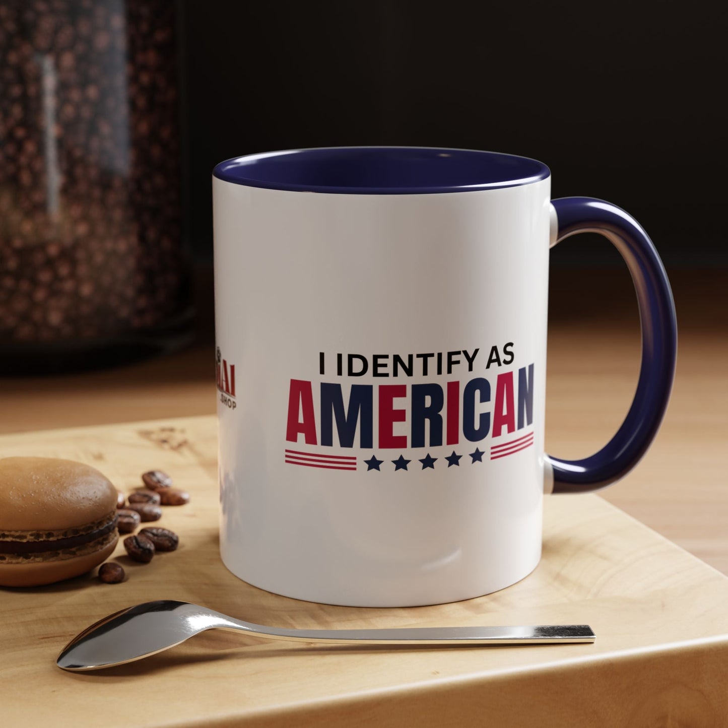 I Identify as American Accent Coffee Mug - 11 oz & 15 oz Printify