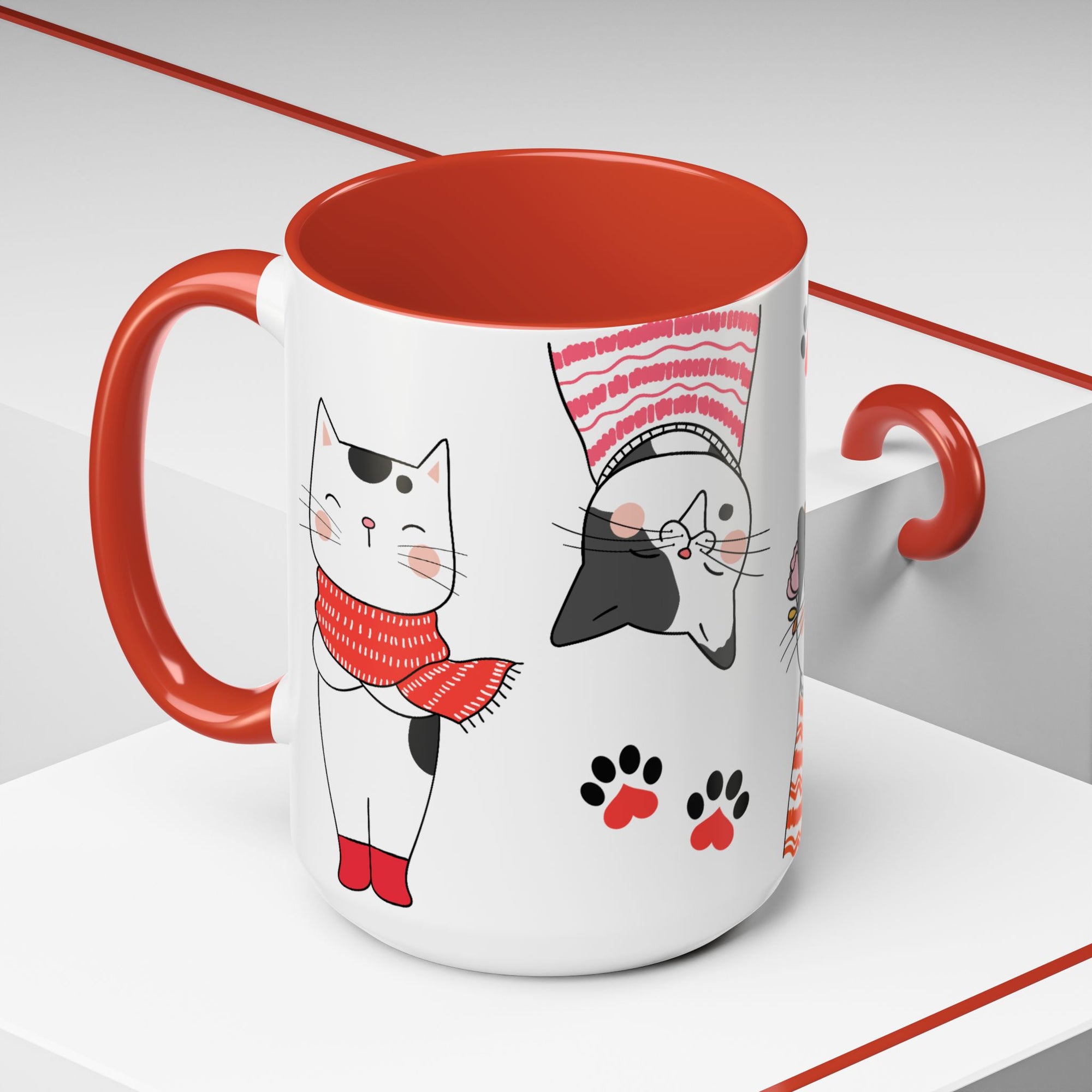 Cute Chilly Cats Coffee Mug