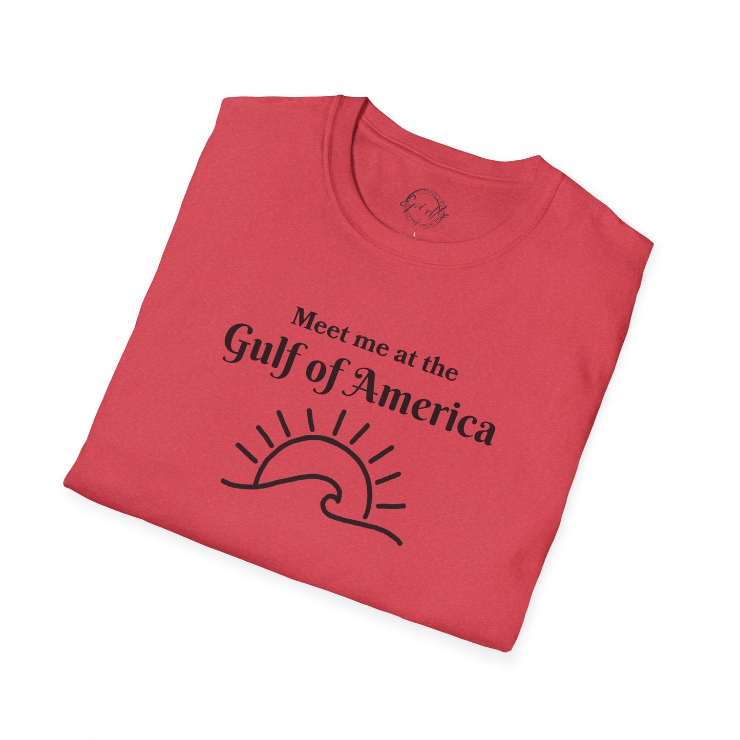 Meet Me at the Gulf of America Graphic T-Shirt - Perfect for Beach Lovers