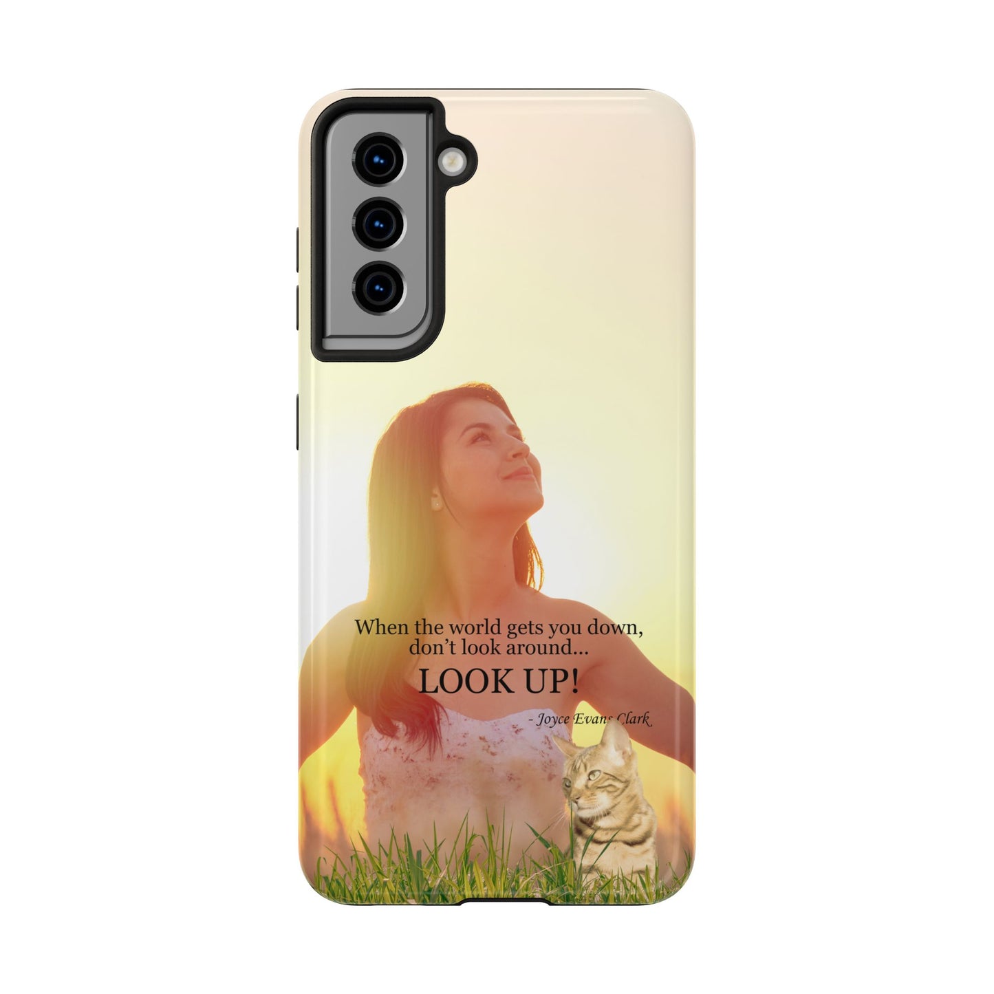 Don't Look Around - Look Up Tough Phone Cases