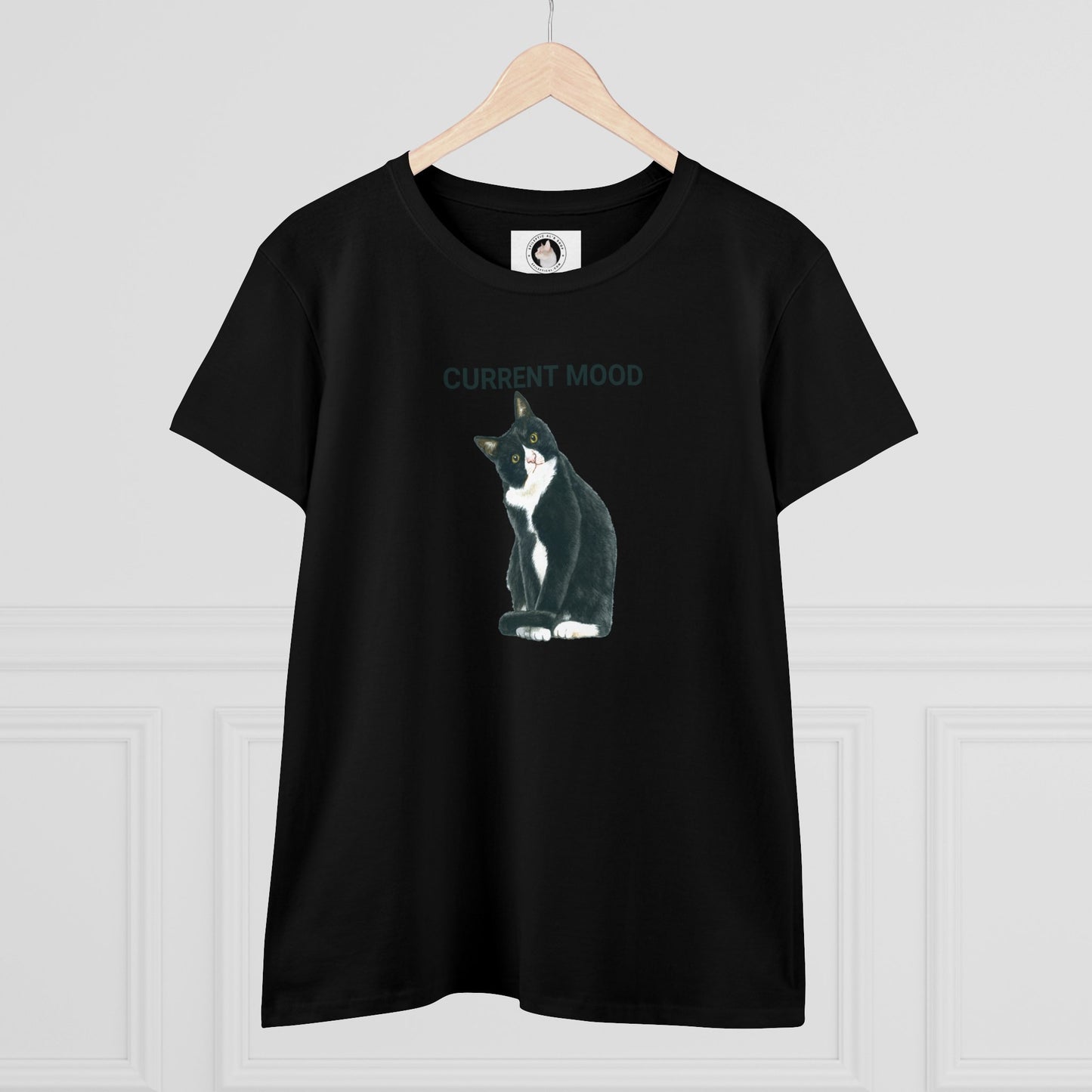 Current Mood: Wha? Women's Midweight Cotton Tee