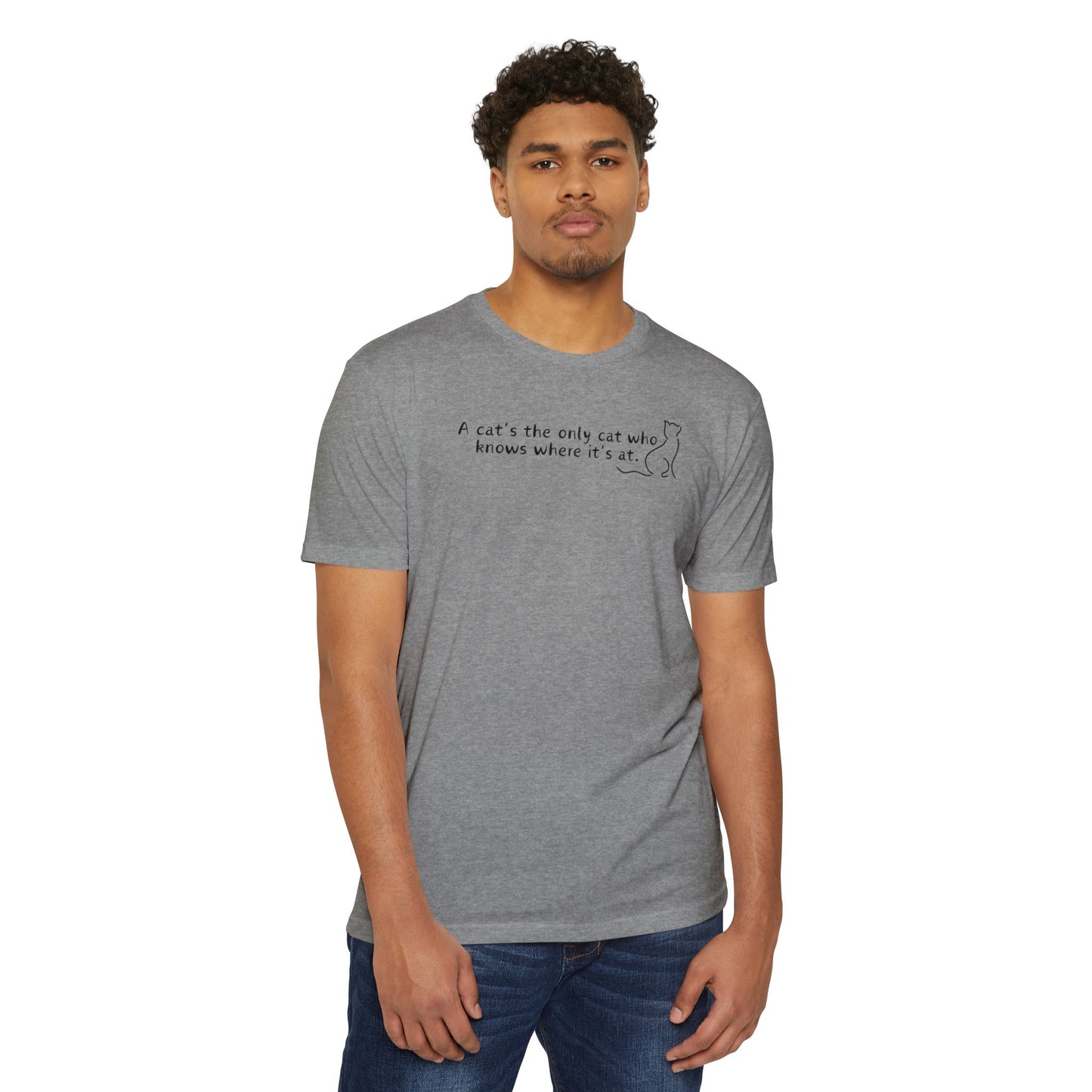 Where It's At Unisex CVC Jersey T - shirt - T - Shirt - Epileptic Al’s Shop