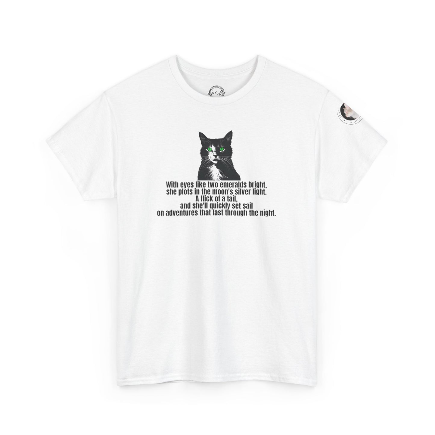 Emerald Eyed Mischief Unisex Heavy Cotton Tee