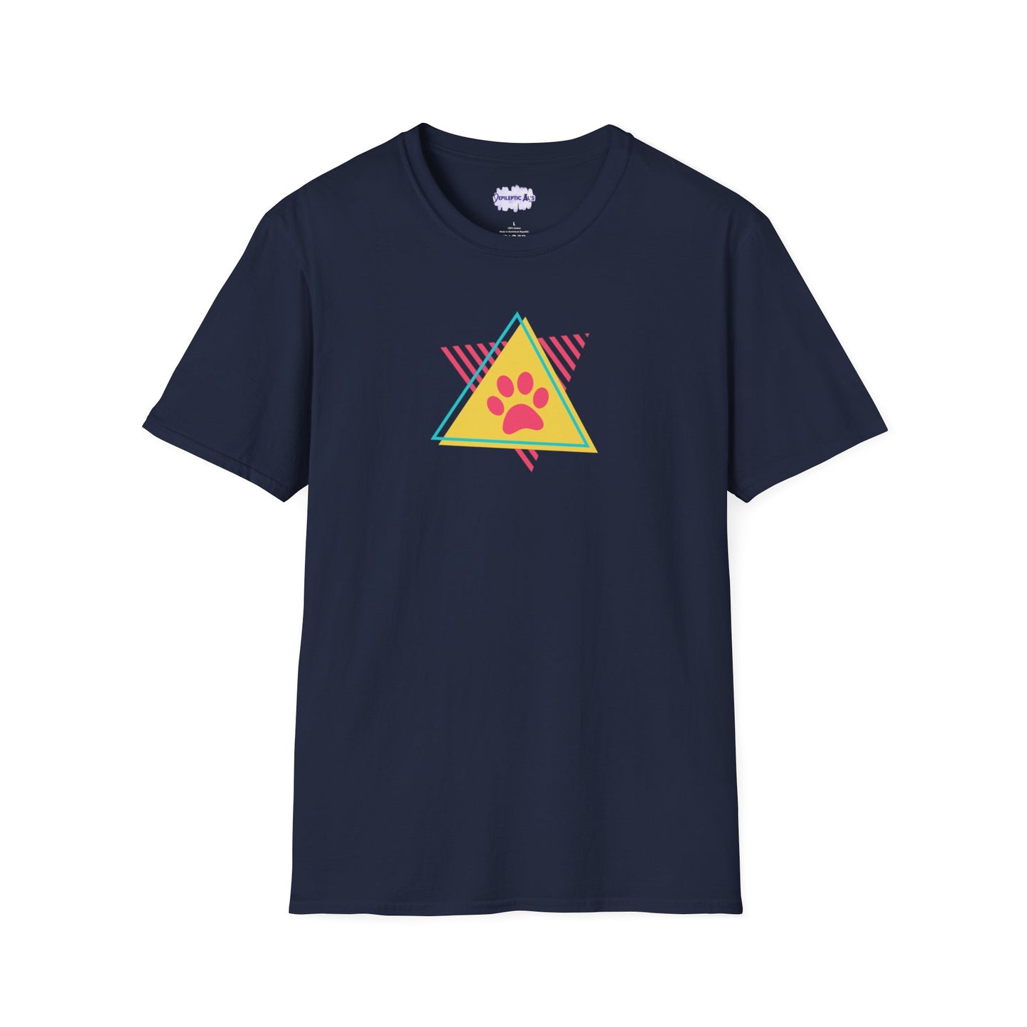 90s Paw Unisex Softstyle T - Shirt - T - Shirt - Epileptic Al’s Shop