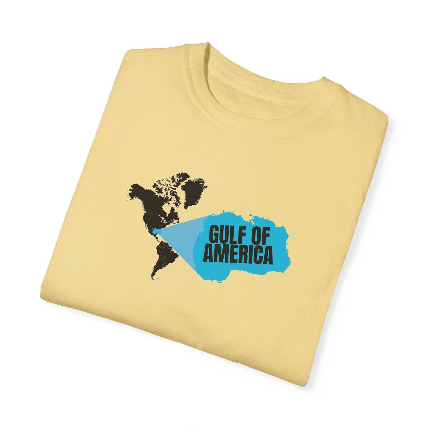 Gulf of America Map Unisex Garment-Dyed T-Shirt