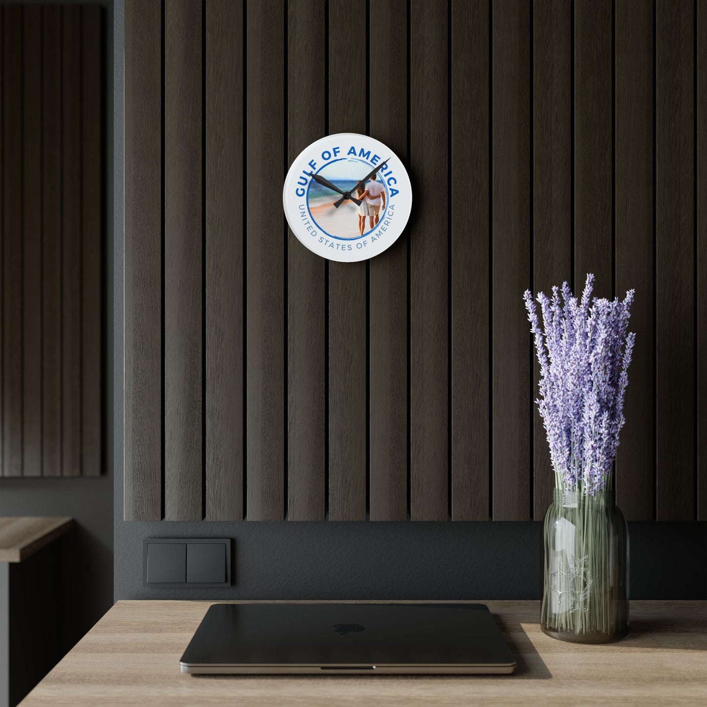 Gulf of America USA Acrylic Wall Clock